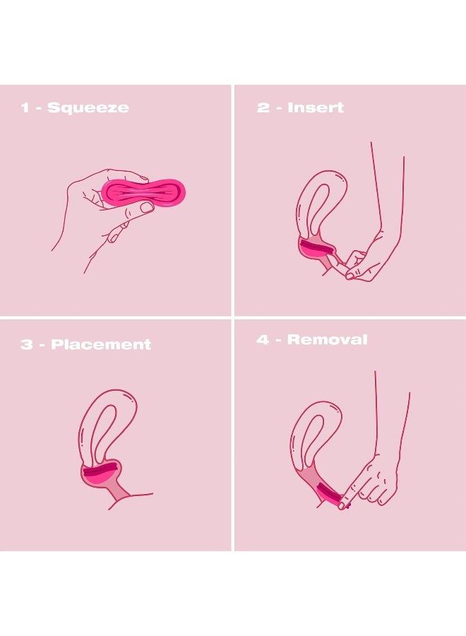 Intimina Ziggy Cup 2 ExtraThin Reusable Menstrual Disc Menstrual Cup with Flatfit Design Menstrual Cups Ring Period Products Size B - Image 5