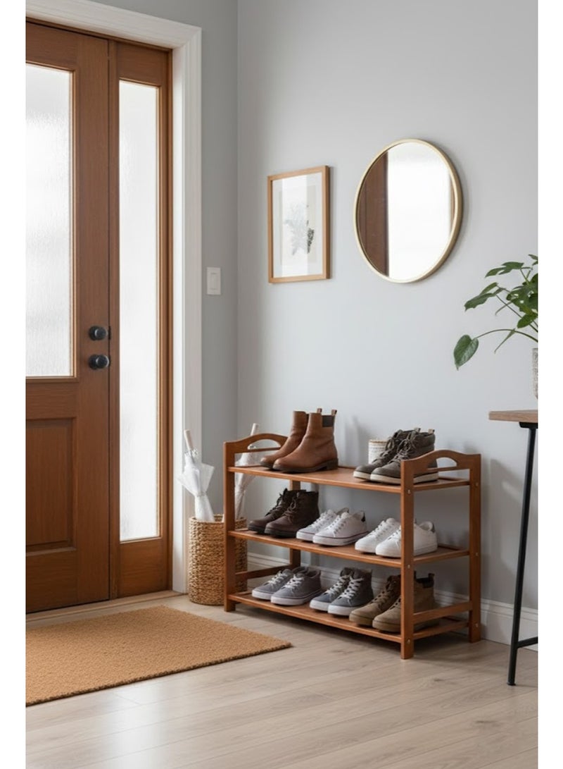 سي او أرماء منظم رفوف للأحذية من ٣  طبقات مصمته - Image 1