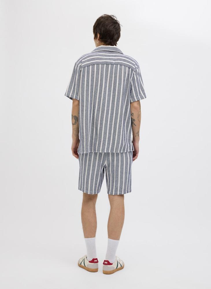 JACK & JONES Jpstjaiden Coba Stripe Jog Short - Image 2
