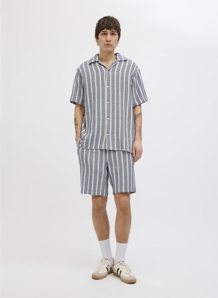JACK & JONES Jpstjaiden Coba Stripe Jog Short - Image 5