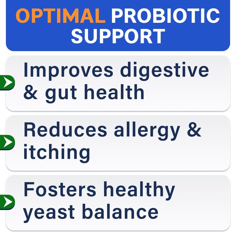 Bark&Spark Vet Strength Dog Probiotics Chews & Digestive Enzymes for Allergies Itchy Skin - Dogs Digestive Health - Gas, Diarrhea, Constipation Relief Pills - Prebiotics for Dogs Gut Health (120 Ct) - Image 3