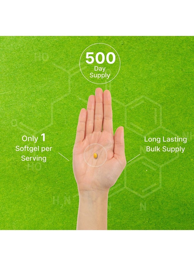 DEAL SUPPLEMENT Folic Acid 1000 Mcg (1 Mg) 500 Coconut Oil Softgels; Bioavailable Prenatal Vitamins (Vitamin B9) 1667 Mcg Dfe Easy To Swallow Nongmo & No Gluten  - Image 5
