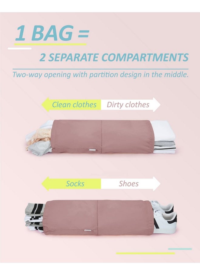 BAGSMART BAGSMART 6 Set Compression Packing Cubes for Travel, Lightweight Vacation Travel Essentials for Women, Travel Accessories for Suitcase Organizer Bags Set, Durable Luggage Organizer Travel Bags  - Image 4