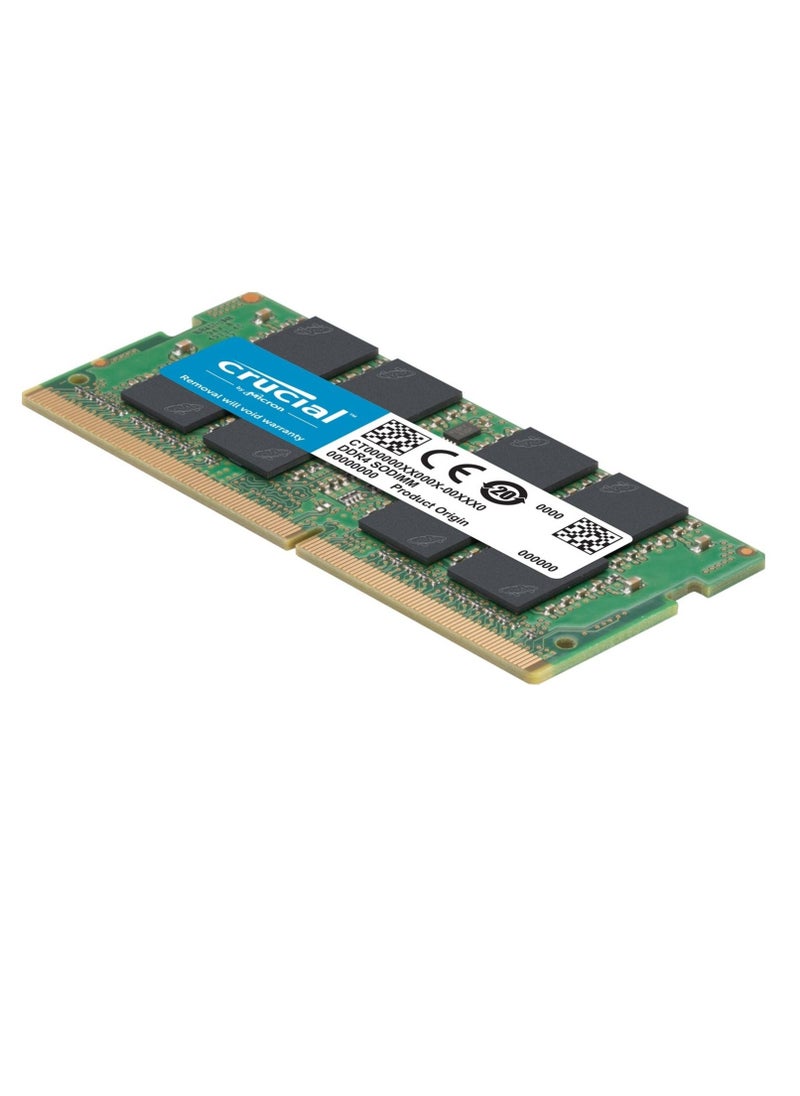 crucial - Crucial 16GB Laptop DDR4 3200 MHz SODIMM Memory Module (1 x 16GB) 1.2 V | CT16G4SFRA32A - Image 1