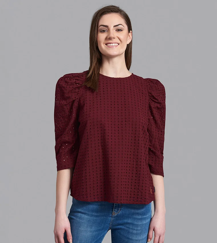 Ramadan Enchanted Eyelet Fashion Top