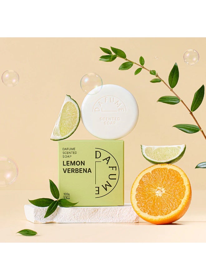 كوكودور صابونة كوكودور دافوم المعطرة برائحة الليمون فيربينا للاستحمام والجسم، بعطر حمضي منعش، 100 جم × 6 - Image 2