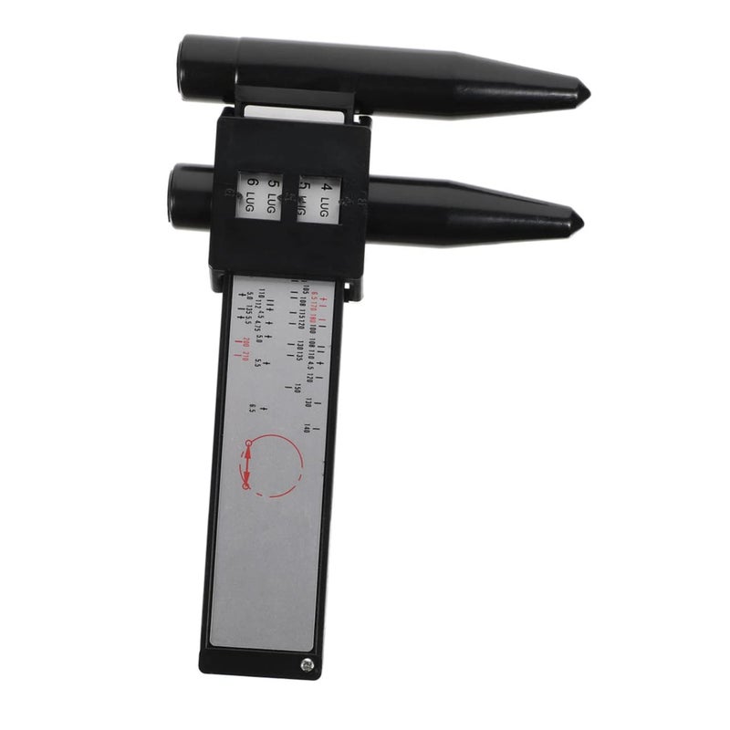 8 عجلة قياس حافة العجلة أداة قياس درجة المحور لقياس الفرجار الدقيق لحافة سيارة - Image 2