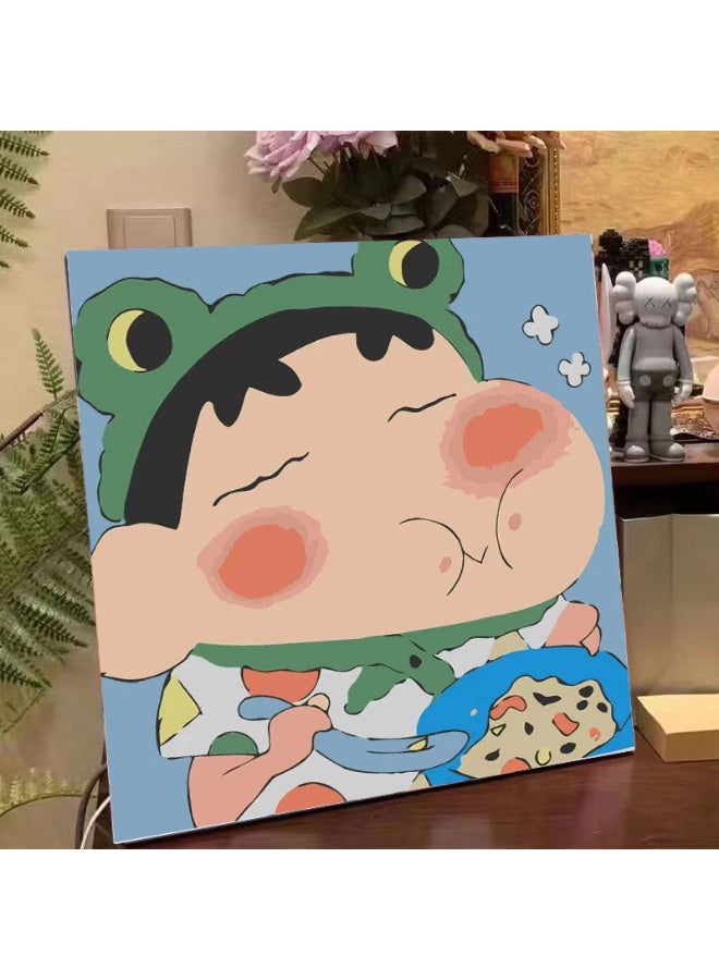 Anna DIY Cartoon Anime Hand-Painted Coloring Oil Painting Decoration - Image 1