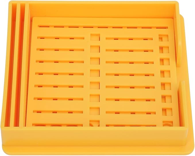Yellow Sticky Note Dispenser Holder For Stencils Templates Office And Home Use - Image 1