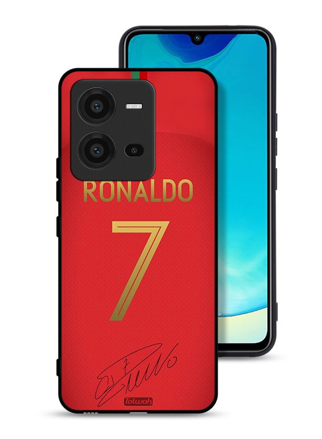 Tolwak Vivo V25 5G Protective Case Cover Ronaldo 7 - Image 1