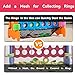 Tigasy Giant 4 Row Game with Carrying Bag and Mesh Fabric Giant 4toScore Game Set Suitable for Indoor and Outdoor Holiday Parties and Family GatheringsOrange - Image 4