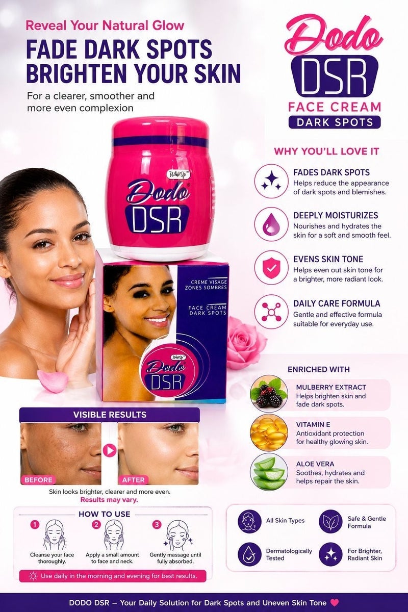 DODO DSR Face Cream For Dark Spot 50 gm - Image 2