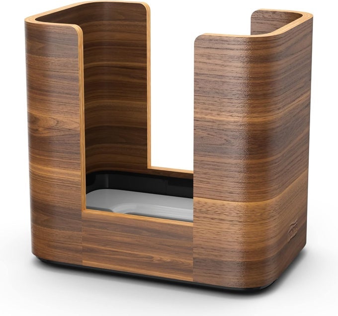 XPRESSNAP TABLETOP NAPKIN DISPENSER WALNUT N4 COMPACT IMAGE RANGE 76 X 8 X 55 72900