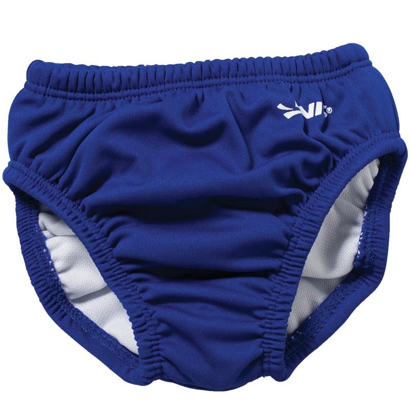 FINIS Reusable Swim Diaper for Babies - Snap Closure - UPF 50 & Up Sun Protection - Leak-Resistant Fit - Royal - XL