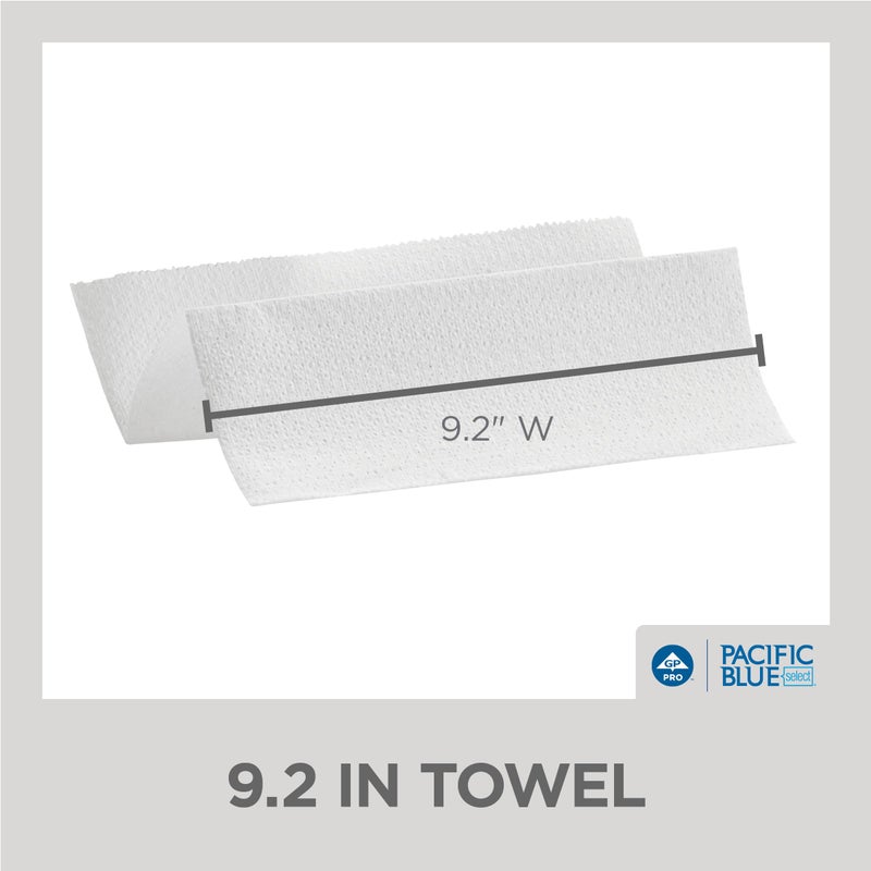 Georgia-Pacific Pacific Blue Select Multifold Premium 2-Ply Paper Towels (Previously Branded Signature) by GP PRO (Georgia-Pacific), White, 21000, 125 Paper Towels Per Pack, 16 Packs Per Case - Image 5