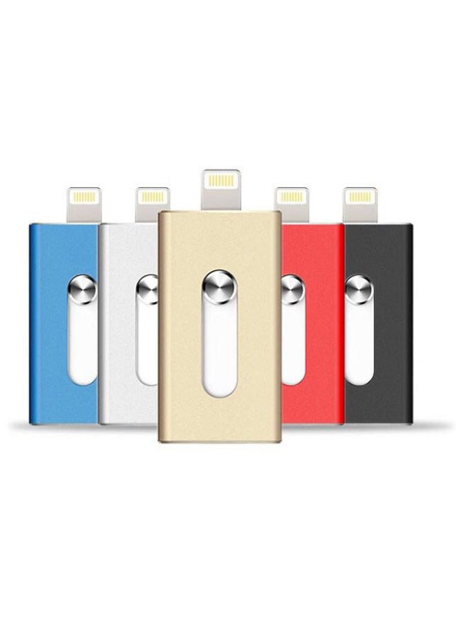 3.0 USB High Speed TYPE-C Mobile Phone U Disk Large Capacity Computer USB Three In One 32G Gift Corporate Logo-Color:Silver-Capacity:Nesting  - Image 1