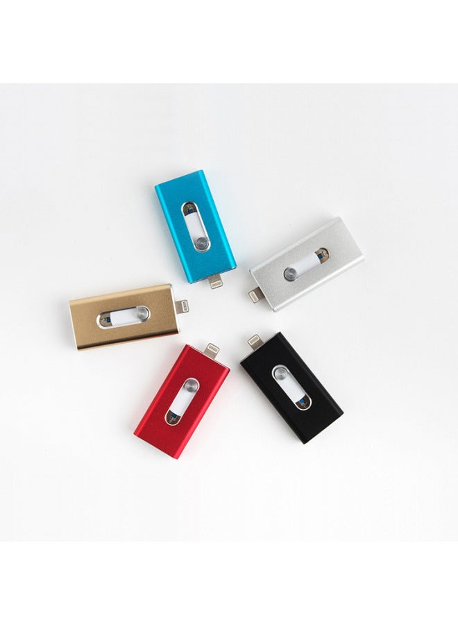 3.0 USB High Speed TYPE-C Mobile Phone U Disk Large Capacity Computer USB Three In One 32G Gift Corporate Logo-Color:Silver-Capacity:Nesting  - Image 3