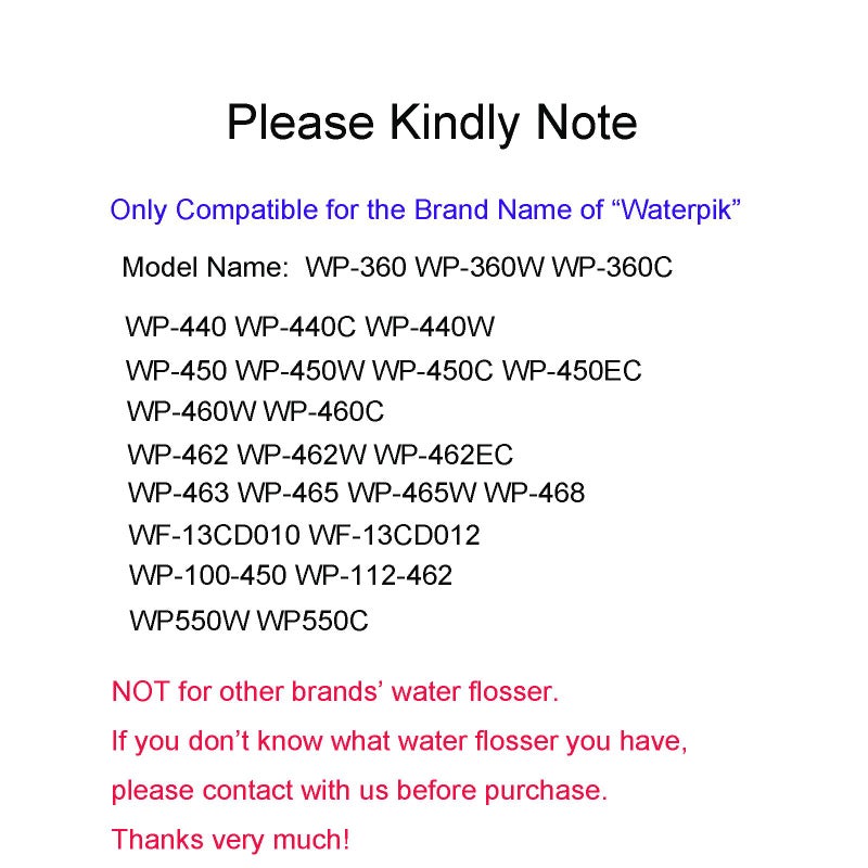 PDEEY Charger Replacement for Waterpik WP360 WP462 WP450 WF13 WP100 Water Flosser, YLA-03010 Power Cord Adapter Replacement Parts (pls Double Confirm Compatible Model Before Buying) - Image 3