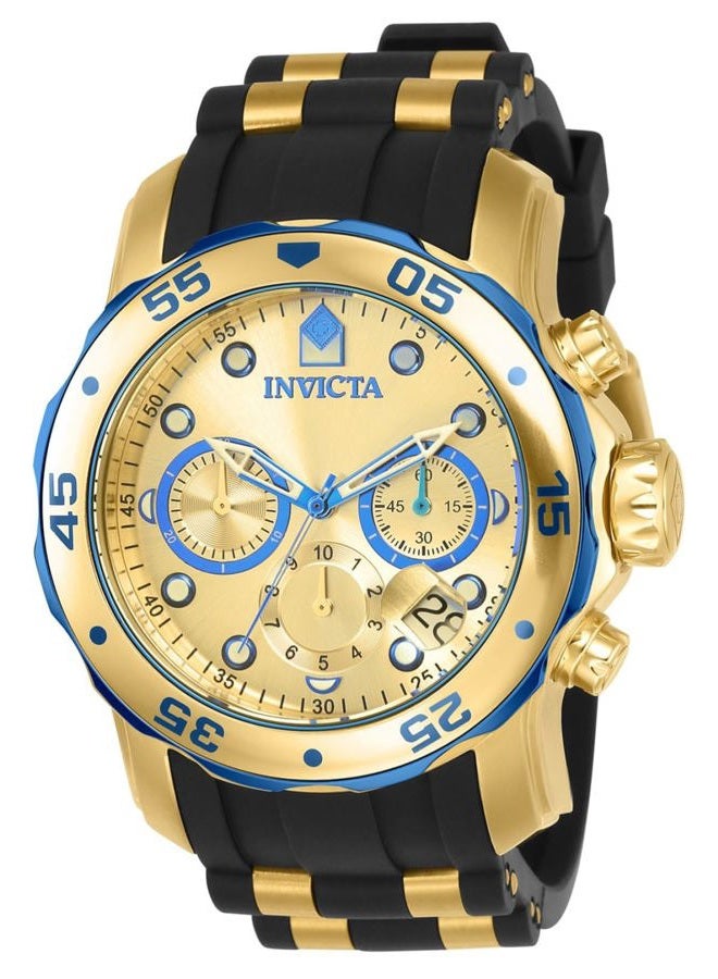 Invicta Mens Quartz Watch, Analog Display and Silicone Strap 17887 - Image 1