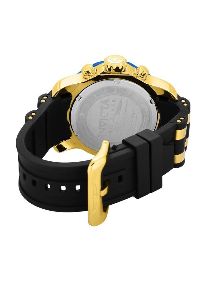 Invicta Mens Quartz Watch, Analog Display and Silicone Strap 17887 - Image 4