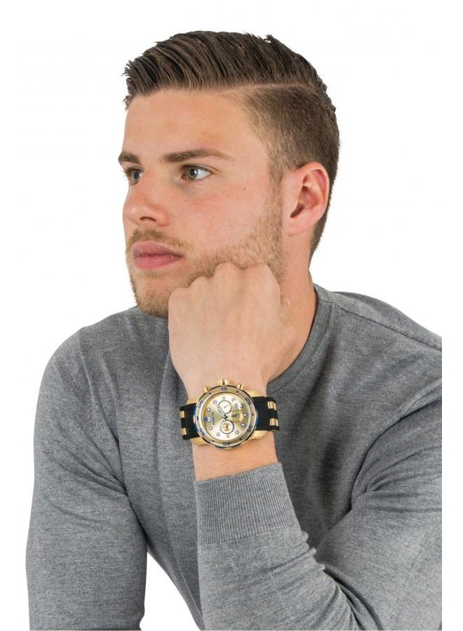 Invicta Mens Quartz Watch, Analog Display and Silicone Strap 17887 - Image 5