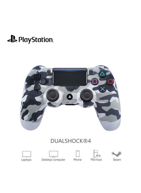 Direct Supply PS4 Wireless Handle PS4 Bluetooth Controller Vibration With Light PS4 Bluetooth Handle-Product Color:Camouflage Gray (us Version Packaging)