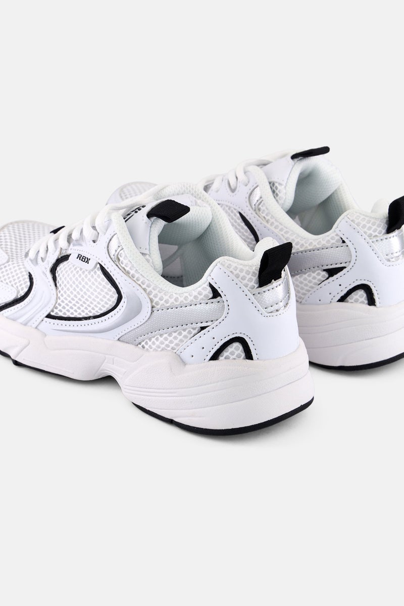 RBX Women Lace Up Outdoor Shoes, White  - Image 2