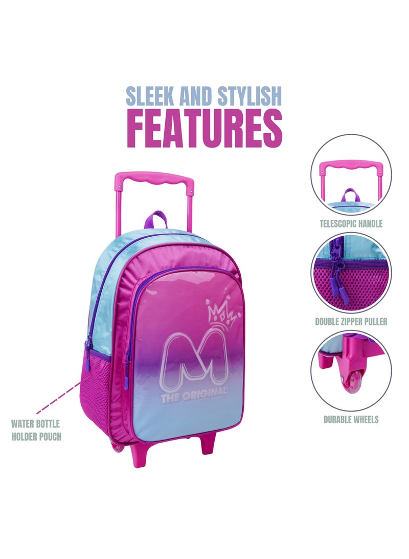 Trucare Motto CBPC6 5In1 Trolley Box Set 16" I Trolley I Lunch Bag I Water Bottle I Pencil Case I Lunch Box I Packaging - Image 3