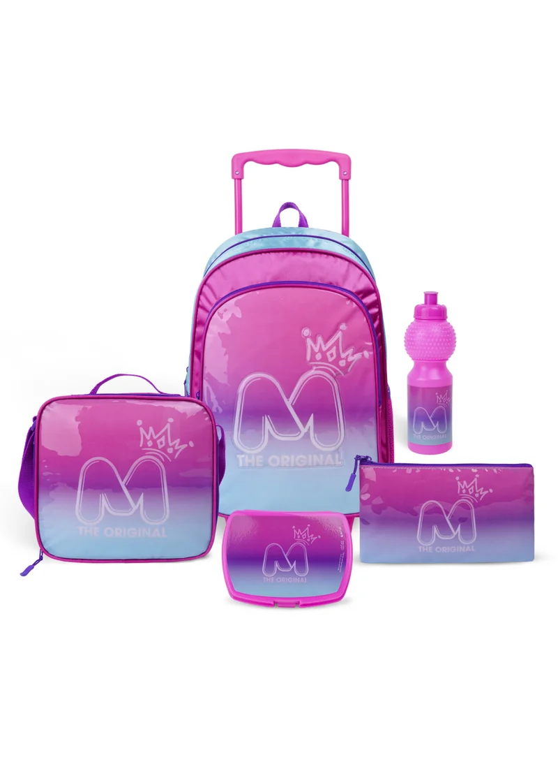 ترو كير Trucare Motto CBPC6 5In1 Trolley Box Set 16" I Trolley I Lunch Bag I Water Bottle I Pencil Case I Lunch Box I Packaging