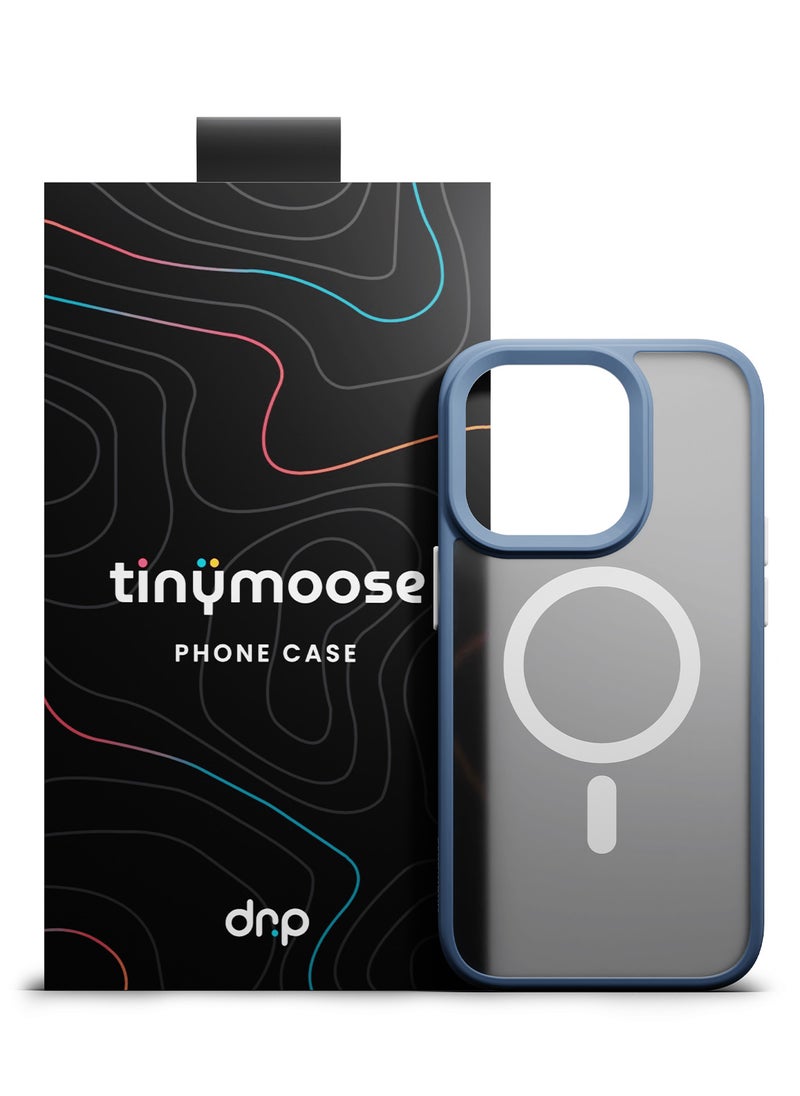 TinyMoose - Frosty Matte Drip iPhone Case made for iPhone 14 Pro - Ice Blue - Image 1