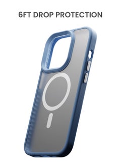 TinyMoose Frosty Matte Drip iPhone Case made for iPhone 14 Pro - Ice Blue  - Image 4