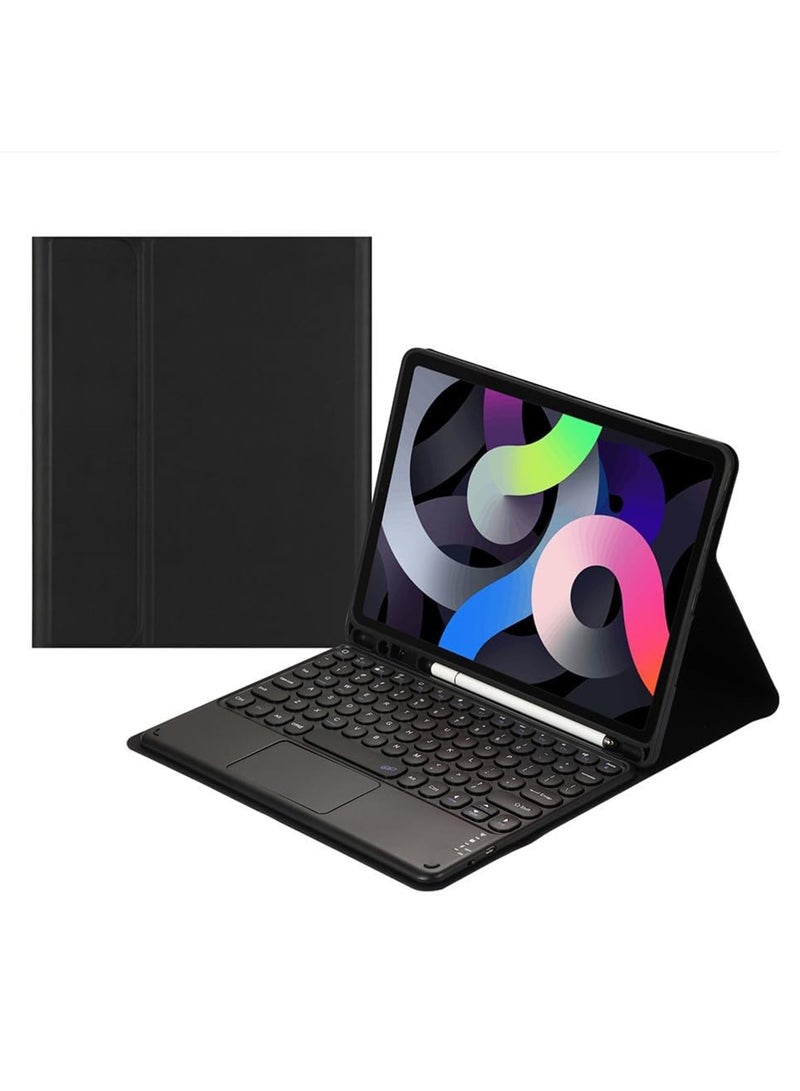 Aookay Arabic and English Keyboard Case for iPad Pro 11 inch 4th Generation iPad Pro 11 inch  iPad Air 4th Gen Lightweight Cover with Detachable Keyboard and Pencil Holder - Image 1