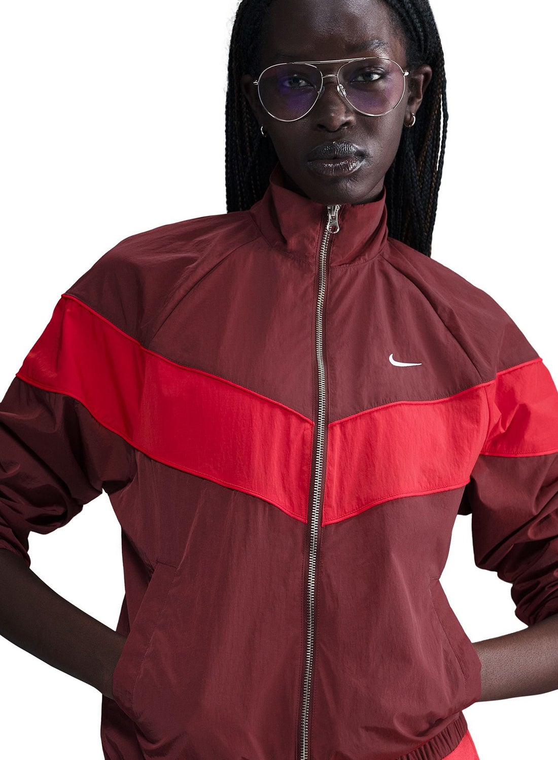 nike windrunner jacket red
