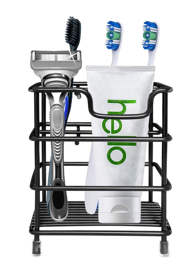 HYRIXDIRECT Toothbrush Holders for Bathrooms Stainless Steel Rustproof Toothbrush and Toothpaste Holder Organizer Tooth Brush Storage Stand - Image 2