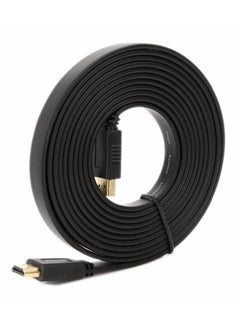 Lava Flat HDMI Cable Compatible with PlayStation 4 /PLAYSTATION 3  Xbox / All TV Screens / Any Device That Has an HDMI Port 5.0m Long