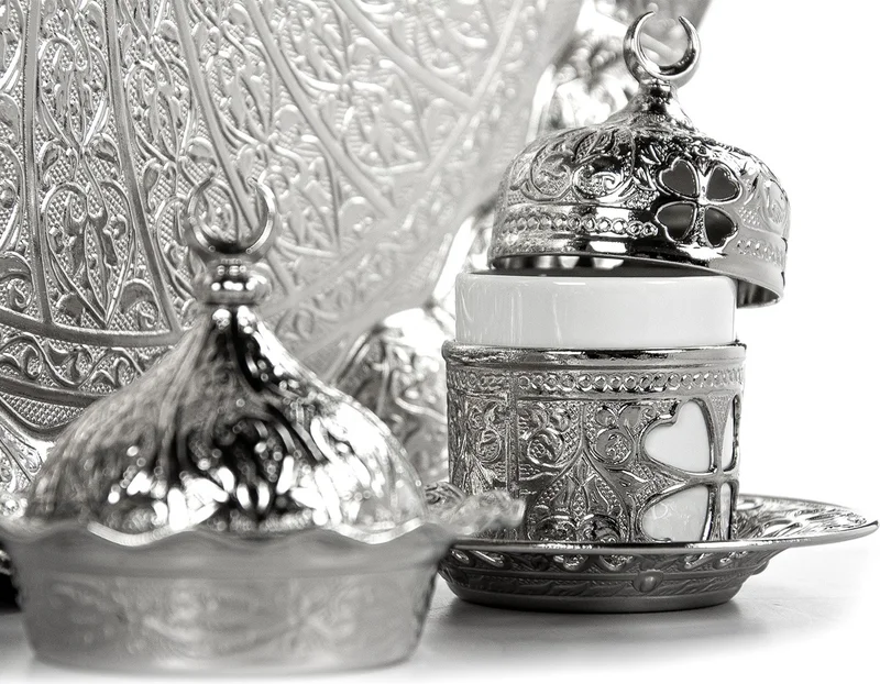 İhvan Yonca Round 6-Piece Coffee Set Boxed 113-A-K-11
