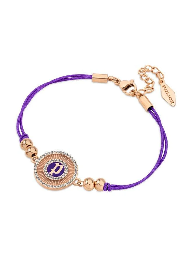 POLICE Luck Gold Plated Ladies Bracelet With Crystals 170+35MMPEJLB0003606