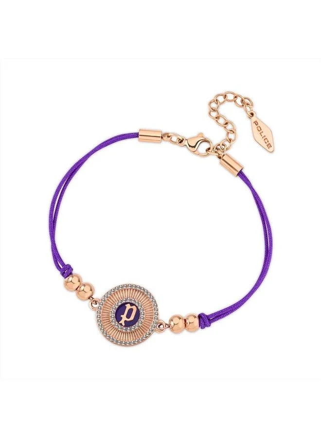 POLICE Luck Gold Plated Ladies Bracelet With Crystals 170+35MMPEJLB0003606