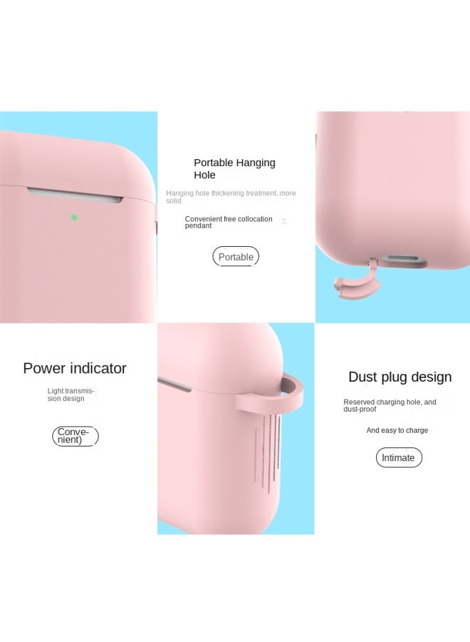 Compatible With Apple Airpods Case Wireless Bluetooth Earbuds Soft Shell Cover For 1st/2nd Generation Protective Case - Image 5