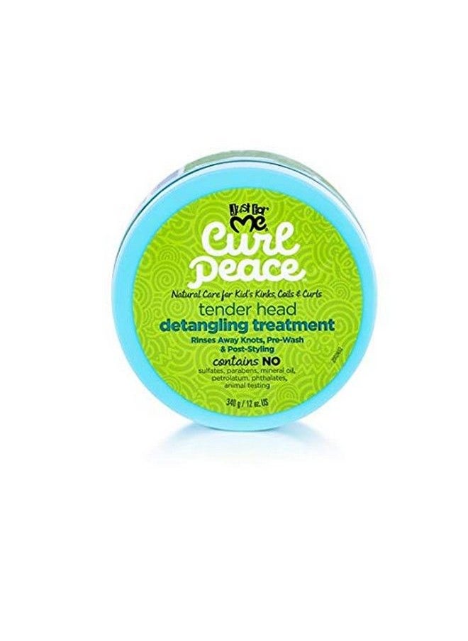 Just for Me - Curl Peace Tender Head Detangling Treatment Rinses Away Knots Prewash Poststyling Contains No Parabens Sulfates Mineral Oil Petrolatum Or Animal Testing 12 Oz - Image 1