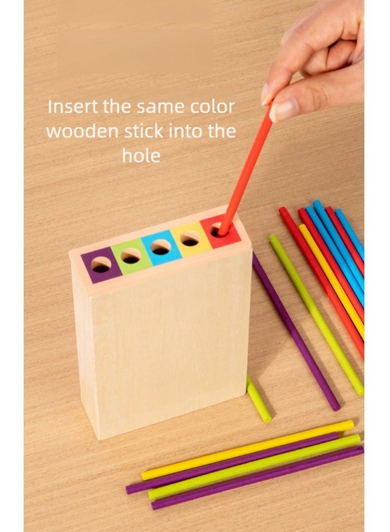 أنا أحب الأطفال 3 في 1 لعبة توازن العصا الخشبية,لعبة لوحة لاعبين في رياض الأطفال,تدريب التفكير,لعبة اللغز التفاعلية الشخصية,لعبة متعددة اللاعبين الممتعة للأطفال 3 + سنوات - Image 4