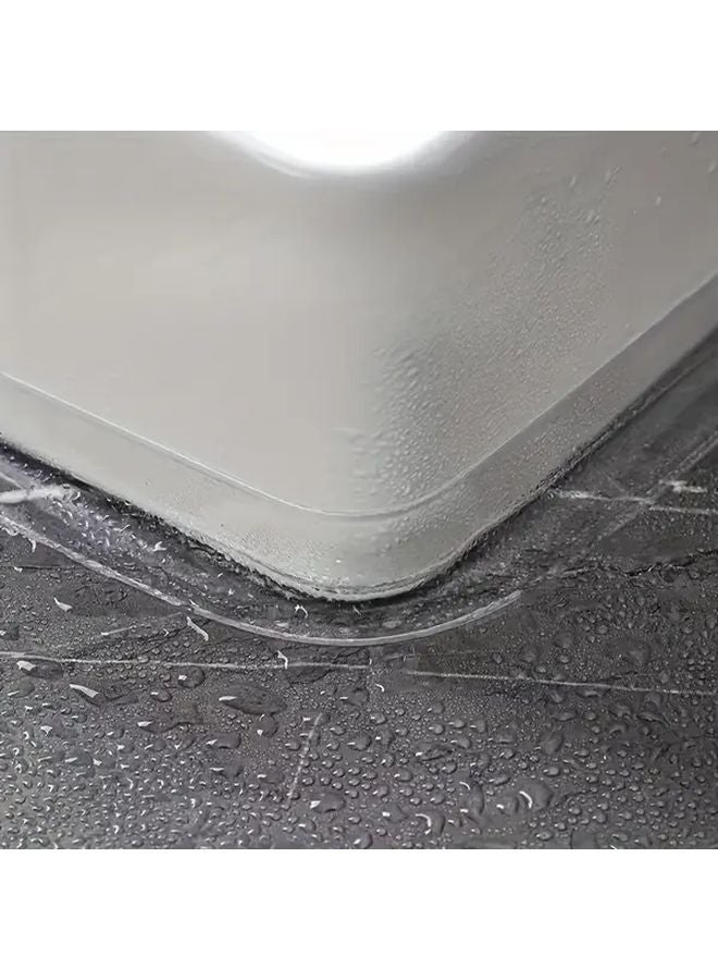 شريط مانع للتسرب ذاتي اللصق لحوض الاستحمام الشفاف، حشوة فجوة المرحاض، شريط حماية لحواف حوض الحمام - Image 4