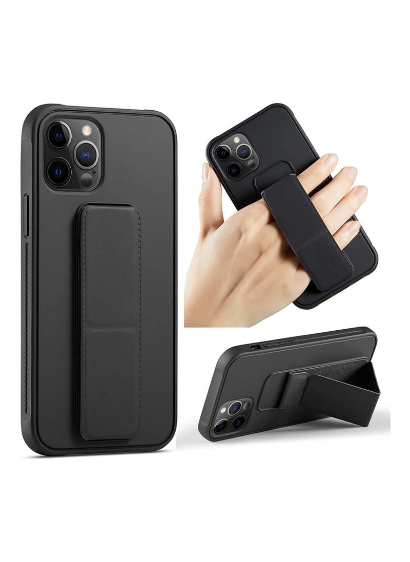 Raxoom iPhone 14 Pro Max Case with Magnetic Stand & Holder, Premium Silicone Hand Strap and Grip and Multi Stand - Image 1