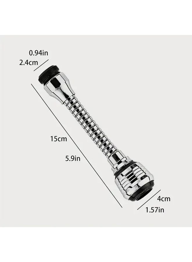 Long Kitchen Faucet Extender With Anti Splash Swivel Base And Water Saving Filter - Image 5
