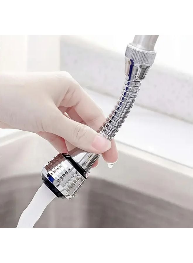 Long Kitchen Faucet Extender With Anti Splash Swivel Base And Water Saving Filter - Image 3
