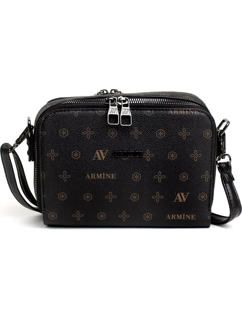 ARMINE 228 Women's Handbag Black Printed