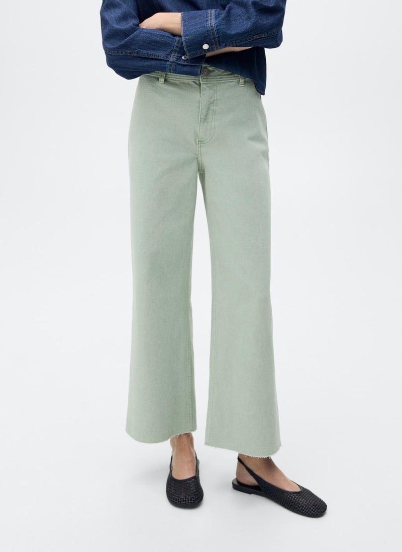 MANGO Catherin Culotte High-Rise Jeans  - Image 1