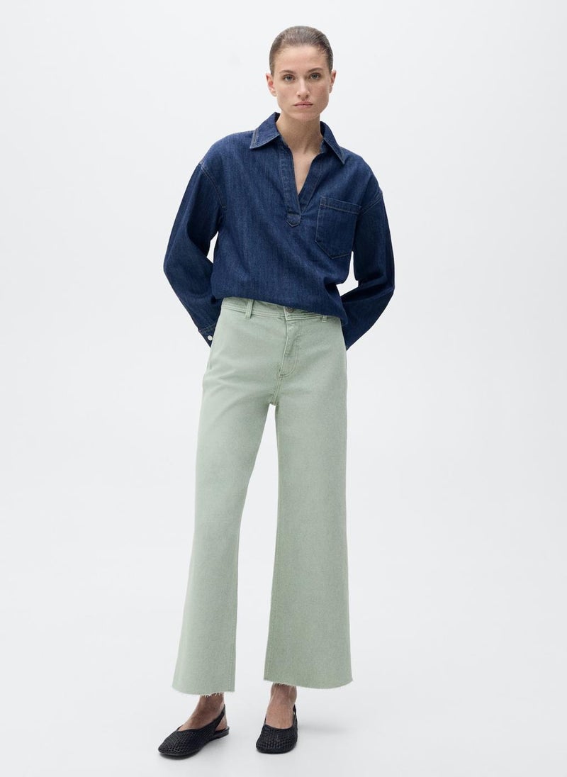 MANGO Catherin Culotte High-Rise Jeans  - Image 5
