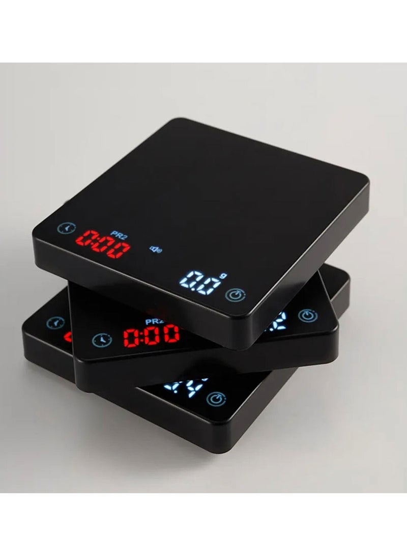 MIBRU - Coffee Espresso and Drip Scale Mini Smart Coffee Scale with Timer,Suitable for Espresso and V60 Pour Over Coffee,Cooking Baking Weighting - Image 1