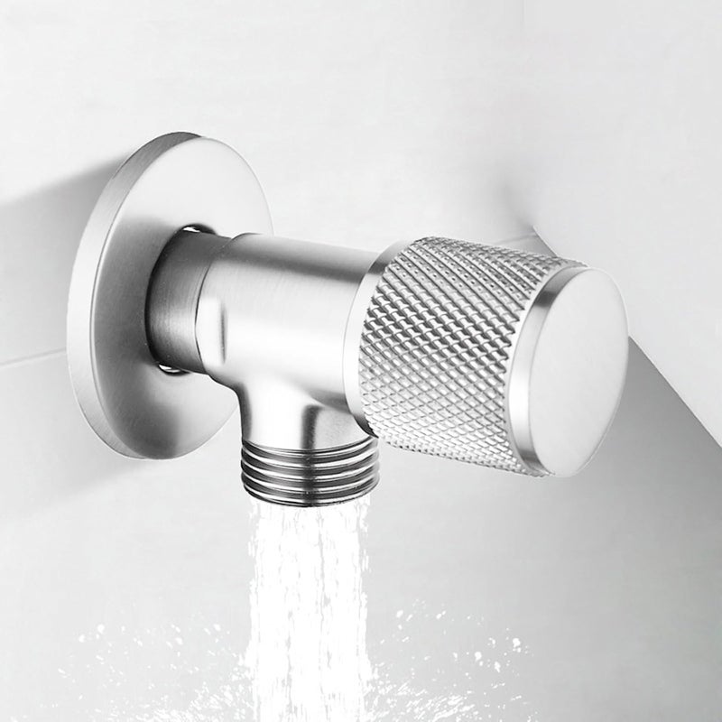 Carnival Chrome Angle CockChrome Angle Valve For Geyser Washbasin and Bathroom With Wall Flange Angular Stop Cock Tap Faucet Premium Chrome Finish Pack of 2 - Image 4